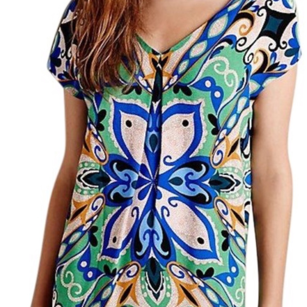 Maeve Anthropologie Folk Shift Dress